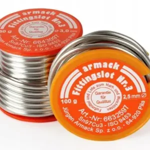 Zamów teraz Armack Lut miękki Nr 3 S-Sn97Cu3 2mm 250g